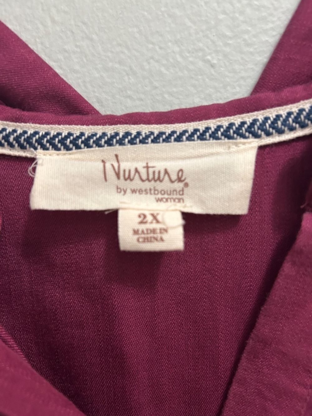 Tiered Button-Front Shirt Dress in Plum - Picture 7 of 8